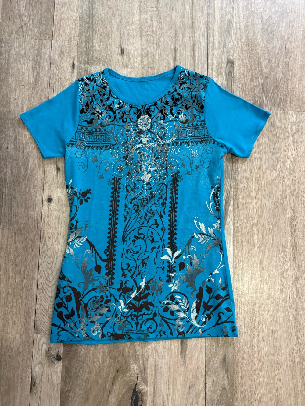Y2K gothic graphic slim fit t-shirt